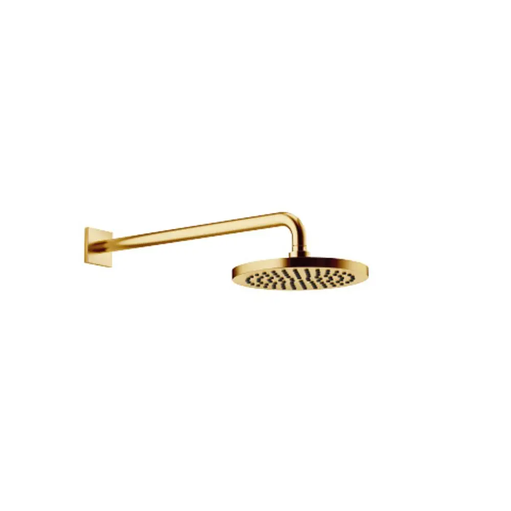 DORNBRACHT Regenbrause mit Wandanbindung SERIENSPEZIFISCH 28649670 220 mm Messing gebürstet (23kt Gold), 28649670-28 Galeriebild 1